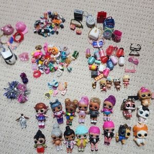 HUGE LOT LOL SURPRISE FASHION 16 DOLLS +5  PETS + ACCESSORIES  Bottles,Shoes...